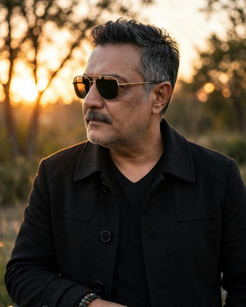 Shivraj D. Walvekar Sunset Boss - Golden Hour AI Prompt Visual