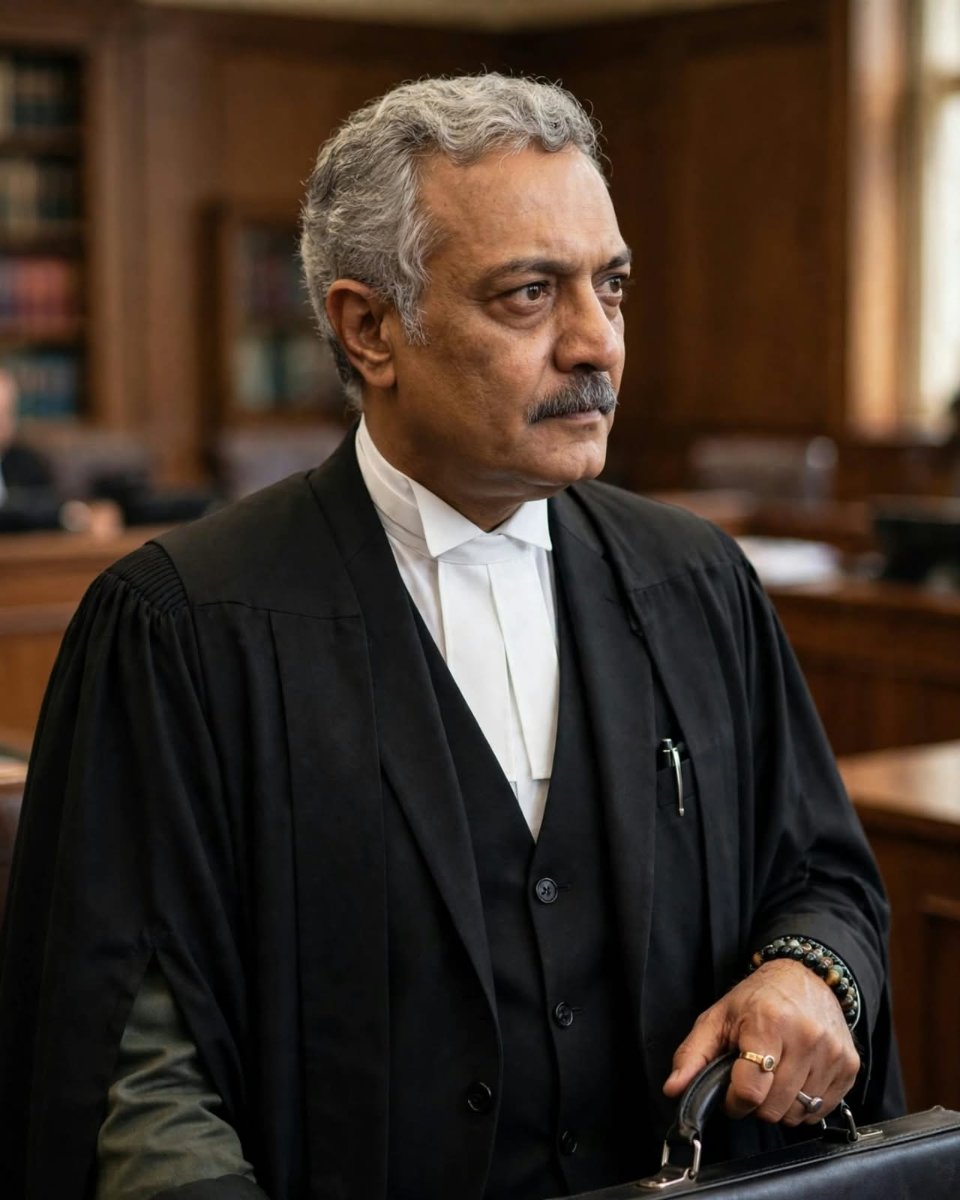 Shivraj D. Walvekar Court King - Lawyer Power Art AI Prompt Visual