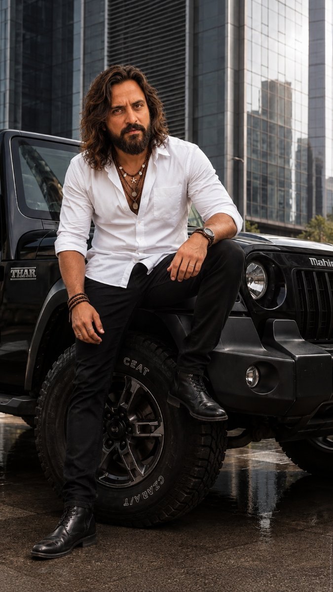 Handsome man urban billionaire look Diinesh Patel AI Prompt Visual