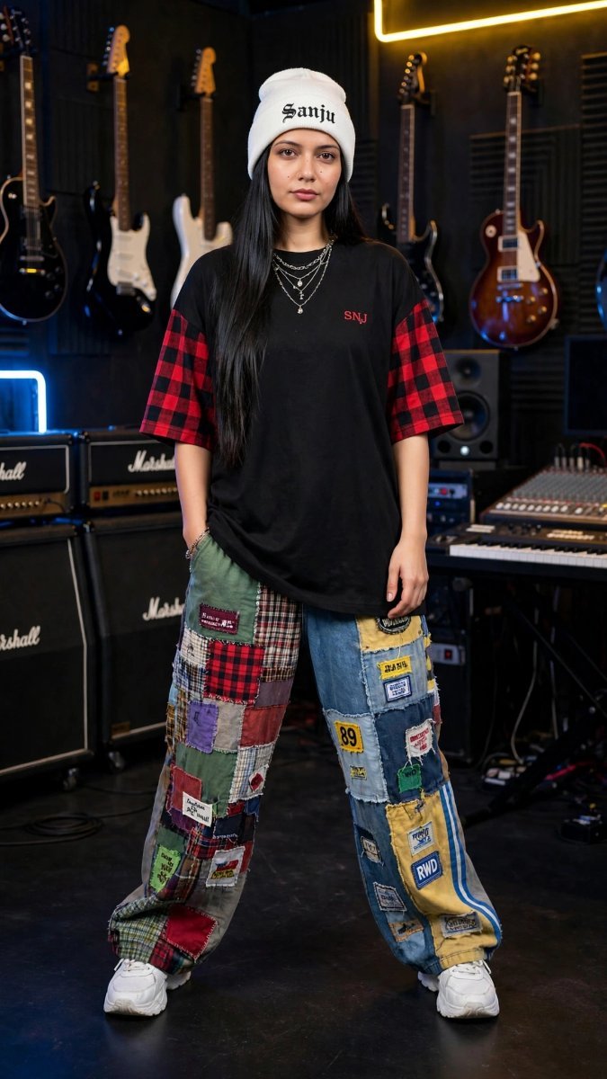 Hip Hop Streetwear - Sanjanaa Arole AI Prompt Visual