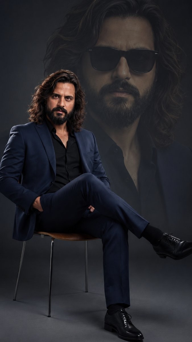 Studio portrait photo Diinesh Patel AI Prompt Visual