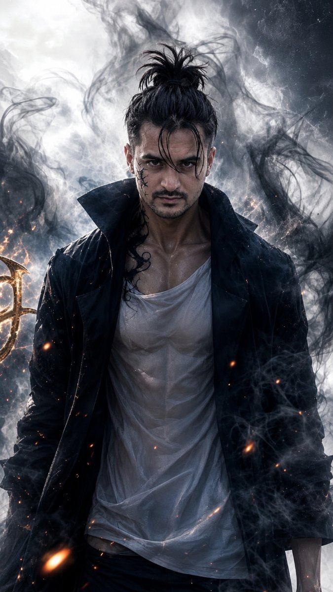 Anime black aura releasing from man solo leveling Diinesh Patel AI Prompt Visual