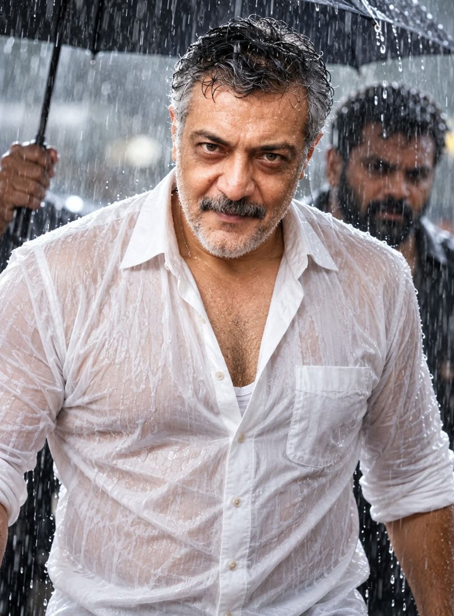 Shivraj D. Walvekar Rain Mass - Wet Shirt Power Art AI Prompt Visual